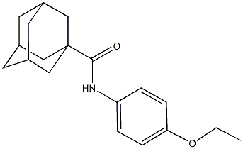 N-(4-ethoxyphenyl)-1-adamantanecarboxamide Struktur