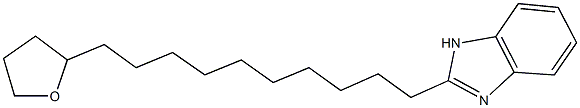 2-(10-tetrahydro-2-furanyldecyl)-1H-benzimidazole,71471-38-0,结构式