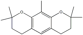 2,2,8,8,10-pentamethyl-3,4,7,8-tetrahydro-2H,6H-pyrano[3,2-g]chromene,71764-75-5,结构式