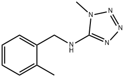 N-(2-methylbenzyl)-N-(1-methyl-1H-tetraazol-5-yl)amine Struktur