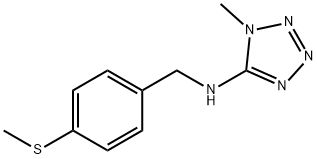 N-[4-(methylsulfanyl)benzyl]-N-(1-methyl-1H-tetraazol-5-yl)amine Structure