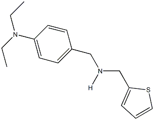 N-[4-(diethylamino)benzyl]-N-(2-thienylmethyl)amine Structure