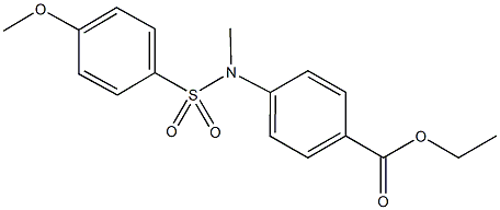 ethyl 4-[[(4-methoxyphenyl)sulfonyl](methyl)amino]benzoate|