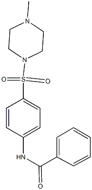 717867-56-6 N-{4-[(4-methyl-1-piperazinyl)sulfonyl]phenyl}benzamide