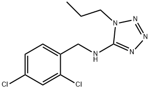 N-(2,4-dichlorobenzyl)-N-(1-propyl-1H-tetraazol-5-yl)amine Structure