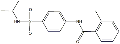 N-{4-[(isopropylamino)sulfonyl]phenyl}-2-methylbenzamide|