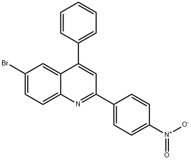 6-bromo-2-{4-nitrophenyl}-4-phenylquinoline|