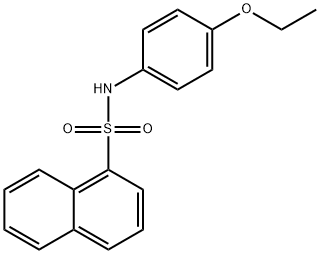 N-(4-ethoxyphenyl)-1-naphthalenesulfonamide Structure