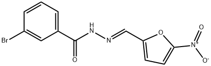 3-bromo-N'-({5-nitro-2-furyl}methylene)benzohydrazide Structure