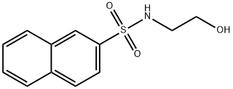 N-(2-hydroxyethyl)-2-naphthalenesulfonamide Structure