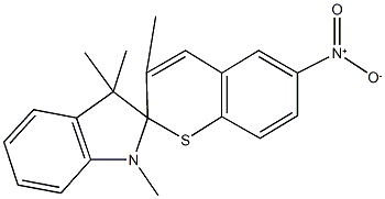 1',3,3',3'-tetramethyl-6-nitrospiro(2H-thiochromene-2,2'-indoline),720669-17-0,结构式