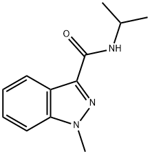 N-isopropyl-1-methyl-1H-indazole-3-carboxamide Structure