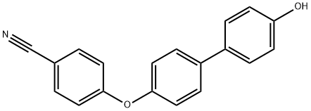 4-[(4'-hydroxy[1,1'-biphenyl]-4-yl)oxy]benzonitrile 化学構造式