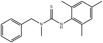 N-benzyl-N'-mesityl-N-methylthiourea 化学構造式