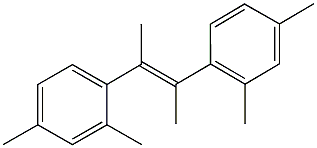 1-[2-(2,4-dimethylphenyl)-1-methyl-1-propenyl]-2,4-dimethylbenzene 化学構造式