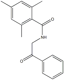 2,4,6-trimethyl-N-(2-oxo-2-phenylethyl)benzamide,720672-09-3,结构式