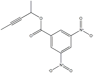 1-methyl-2-butynyl3,5-dinitrobenzoate Struktur