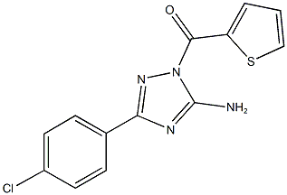 720673-10-9 3-(4-chlorophenyl)-1-(2-thienylcarbonyl)-1H-1,2,4-triazol-5-ylamine