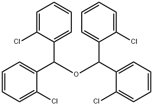 bis[bis(2-chlorophenyl)methyl] ether Struktur