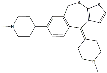 720674-25-9 1-methyl-4-(7-(1-methyl-4-piperidinyl)thieno[2,3-c][2]benzothiepin-4(9H)-ylidene)piperidine