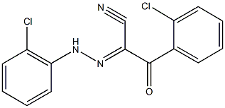 3-(2-chlorophenyl)-2-[(2-chlorophenyl)hydrazono]-3-oxopropanenitrile Structure