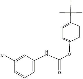 4-tert-butylphenyl 3-chlorophenylcarbamate,720676-10-8,结构式