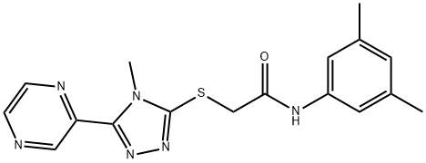 720677-89-4 N-(3,5-dimethylphenyl)-2-{[4-methyl-5-(2-pyrazinyl)-4H-1,2,4-triazol-3-yl]sulfanyl}acetamide