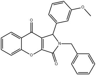 2-benzyl-1-(3-methoxyphenyl)-1,2-dihydrochromeno[2,3-c]pyrrole-3,9-dione|