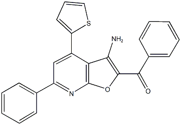 [3-amino-6-phenyl-4-(2-thienyl)furo[2,3-b]pyridin-2-yl](phenyl)methanone|