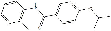 4-isopropoxy-N-(2-methylphenyl)benzamide Structure