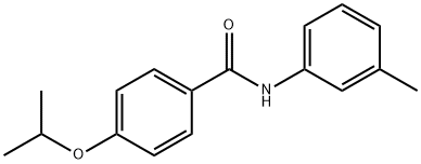 4-isopropoxy-N-(3-methylphenyl)benzamide Struktur