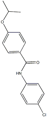 N-(4-chlorophenyl)-4-isopropoxybenzamide Structure