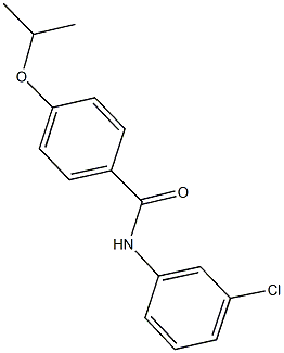 N-(3-chlorophenyl)-4-isopropoxybenzamide,722461-09-8,结构式