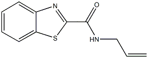 N-allyl-1,3-benzothiazole-2-carboxamide 化学構造式