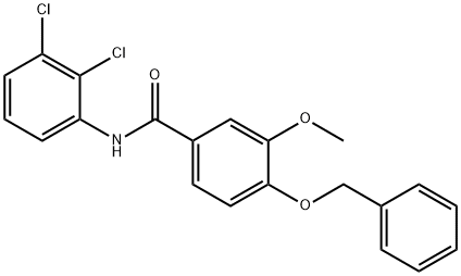 4-(benzyloxy)-N-(2,3-dichlorophenyl)-3-methoxybenzamide|