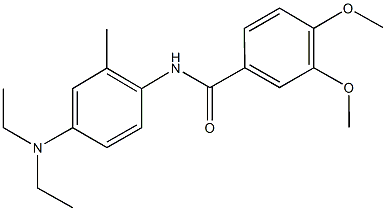 N-[4-(diethylamino)-2-methylphenyl]-3,4-dimethoxybenzamide Struktur