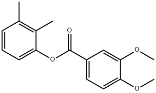 2,3-dimethylphenyl 3,4-dimethoxybenzoate Structure