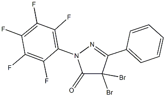 722466-89-9 4,4-dibromo-2-(2,3,4,5,6-pentafluorophenyl)-5-phenyl-2,4-dihydro-3H-pyrazol-3-one