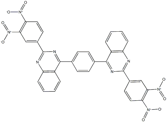 2-{3,4-dinitrophenyl}-4-[4-(2-{3,4-dinitrophenyl}-4-quinazolinyl)phenyl]quinazoline,722468-65-7,结构式