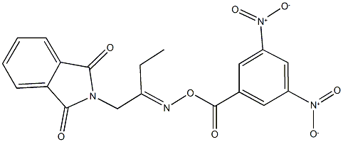 2-{2-[({3,5-dinitrobenzoyl}oxy)imino]butyl}-1H-isoindole-1,3(2H)-dione|