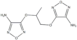 4-{2-[(4-amino-1,2,5-oxadiazol-3-yl)oxy]-1-methylethoxy}-1,2,5-oxadiazol-3-ylamine Structure