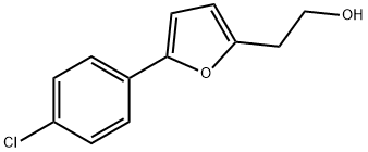 2-[5-(4-chlorophenyl)-2-furyl]ethanol,72310-66-8,结构式