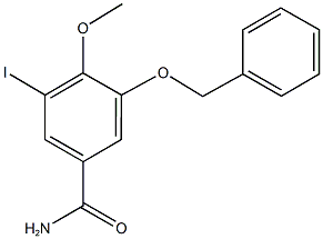 3-(benzyloxy)-5-iodo-4-methoxybenzamide,723245-29-2,结构式