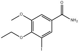 4-ethoxy-3-iodo-5-methoxybenzamide Structure