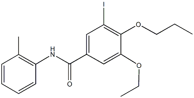 3-ethoxy-5-iodo-N-(2-methylphenyl)-4-propoxybenzamide|