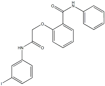 723247-02-7 2-[2-(3-iodoanilino)-2-oxoethoxy]-N-phenylbenzamide