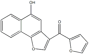 2-furyl(5-hydroxynaphtho[1,2-b]furan-3-yl)methanone Structure