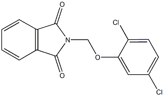 2-[(2,5-dichlorophenoxy)methyl]-1H-isoindole-1,3(2H)-dione 化学構造式