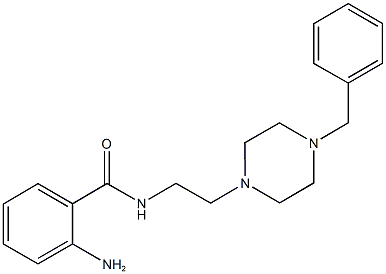 2-amino-N-[2-(4-benzyl-1-piperazinyl)ethyl]benzamide Structure