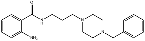 2-amino-N-[3-(4-benzyl-1-piperazinyl)propyl]benzamide Structure